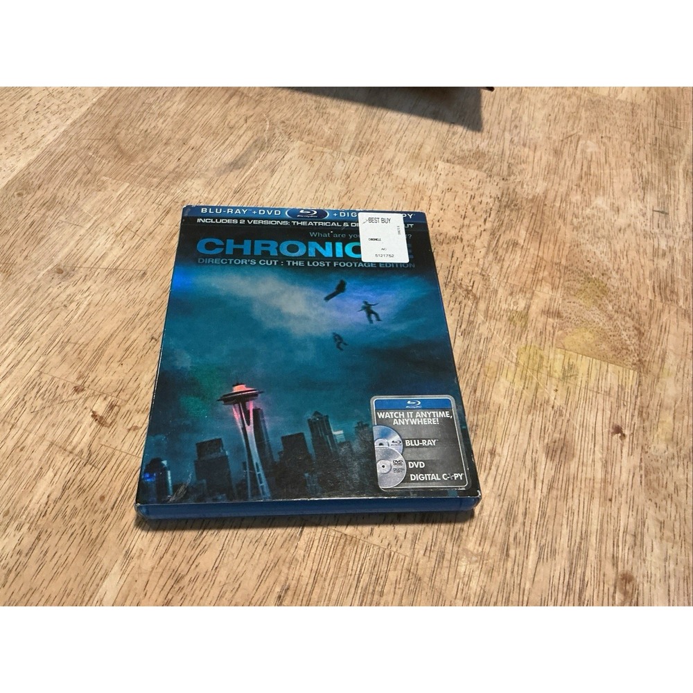Chronicle Directors Cut Blu-ray DVD Lost Footage Edition Sci-Fi Michael B Jordan